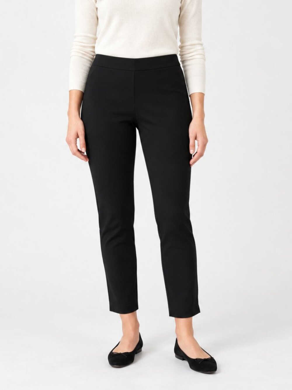 Everlane Wool Ankle Business Casual Pant Black 8